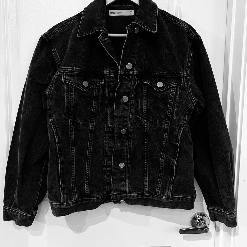Asos charcoal denim jacket